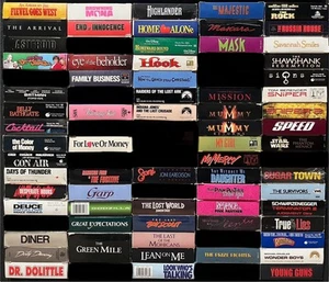 10/08 - $5 FLAT Shipping - Huge VHS Lot - ACTION sci-fi Comedy - YOU PICK CHOOSE - Picture 1 of 16