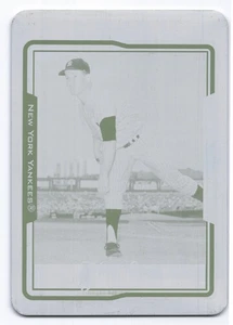 2005 Topps Retired Signature Cyan Printing Plate Whitey Ford #86  1/1  Yankees - Picture 1 of 2