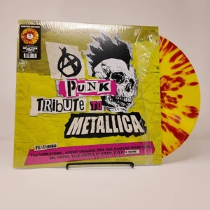 A Punk Tribute To Metallica - Splatter Vinyl 1LP Vibrators Sloppy Seconds D.O.A. - Imagen 1 de 11