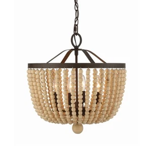 Crystorama Lighting Group 604 Rylee 4 Light 17"W Crystal Pendant - Bronze - Picture 1 of 12