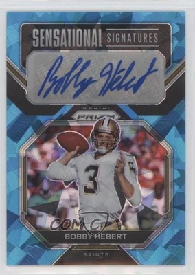 2022 Panini Prizm Sensational Signatures Blue Ice /99 Bobby Hebert #SS-BH Auto - Image 1 of 2