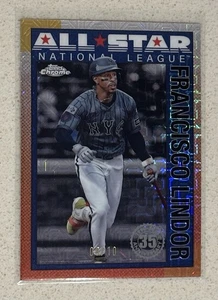 2025 Topps Series 2 Francisco Lindor '90 All Star Mets Black /10 #90ASC-35 - Picture 1 of 2