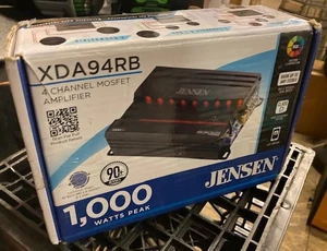 Jensen XDA94RB Class D 4 CH Bridgeable Amplifier / 80 Watts x 4 RMS & 1000 Watts - Picture 1 of 1