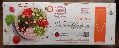 Börner  V1 Hobel Classic Line  Starter Set Neu ! OVP orange - Bild 1 von 4