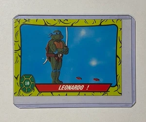 Leonardo - TMNT  1990 Topps - 18 - #A009 - Picture 1 of 2