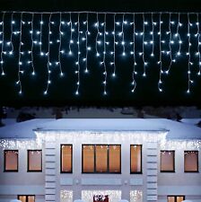 Weihnachts Lichterkette 200- 600 LED Warmweiß Kaltweiß Außen Bunt 31V Eisregen