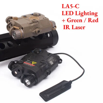 SOTAC Tactical Flashlight LA-5C UHP LED Lighting +  Green / Red Dot Laser Combo - Image 1 of 4