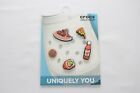 Crocs Jibbitz Charms Uniquely You Food Please 5 Pack New with Tags 10008661