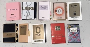 10 Designer WOMEN SEXY SAMPLES Random Fragrances TOP BRANDS Lot 13400 - Picture 1 of 3