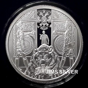 2019 Silver Shield Dollar Bear 1 oz Silber PP mit COA & BOX! 1054 Made! .999 - Bild 1 von 8