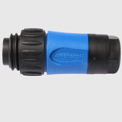 🟢Amphenol 100109-930 C016 20H003 100 10 Circular Connector 4 Position Male 3+PE - Image 1 of 4