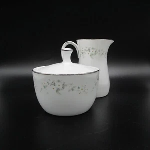 Noritake China "Annabelle" 6856 Daisies Creamer with Sugar Bowl Made in Japan - Picture 1 of 5