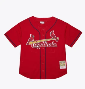 Mitchell & Ness 1998 St Louis Cardinals #25 Baseball Jersey New Mens Big & Tall - Picture 1 of 3