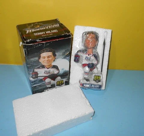 Sonny Milano Lake Eire Monsters Columbus Blue Jackets Bobblehead SGA 03/25/16 Cover