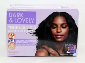 NEW LOOK Dark & Lovely Triple Nourished Silkening Relaxer Kit NIB SEALED - Picture 1 of 1