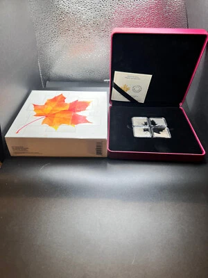 2017 Fine silver Canada $3 Maple Leaf Quartet 4-coin Set - Image 1 of 4