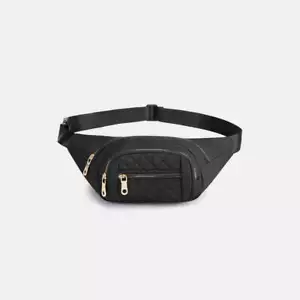 Zenana Quilted Multi Pocket Waist Belt Bag - Bild 1 von 7