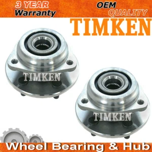 Pair Timken Front Wheel Bearing & Hub Assembly For Cherokee Tj 1997-1998 Jeep - Picture 1 of 9
