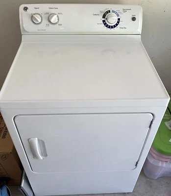 Used GE 7.0 CU FT Capacity Dura Drum Gas Dryer Model GTDP220GF4WW. - Image 1 of 4