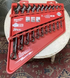 Milwaukee 48-22-9411 Milwaukee Tool 11 piezas SAE Juego de llaves combinadas - Imagen 1 de 2