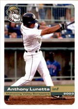 2003 Mahoning Valley Scrappers Grandstand #15 Anthony Lunetta Riverside CA Card