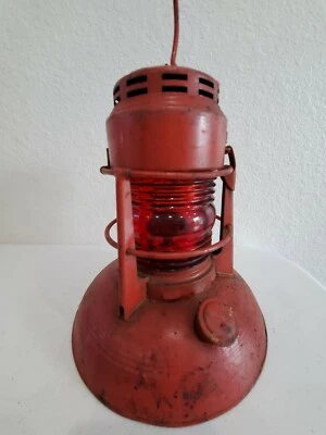 Linterna Embury Nº 40 Guardia de Tráfico Varsovia Nueva York, Embury Manufacturing Co. Casi Nueva Foto 1 de 4