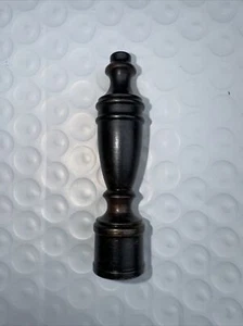 VTG ANTIQUE FINISH 2 1/2' TALL LAMP FINIAL WITH 1/8-27 IPS THREAD 3/8 DIAMETER - Picture 1 of 24