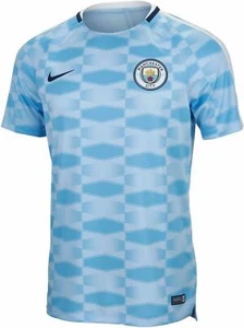Kids NIKE MANCHESTER CITY 2017/2018 T-Shirt 854854 488 S 8-10 Years - Picture 1 of 3