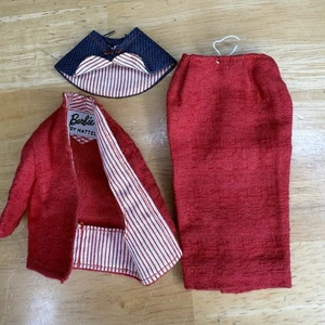 VTG 1960'S MATTEL BARBIE BUSY GAL #981 OUTFIT READ SKIRT, Jacket, Collar Read - Picture 1 of 17