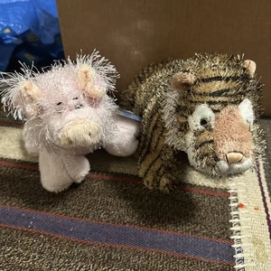 Webkinz Ganz Lot of 2 New Unused Plush - Pig + Tiger with Codes - Picture 1 of 8