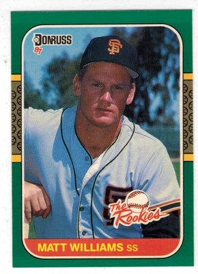 MATT WILLIAMS 1987 Donruss The Rookies #45 - Image 1 of 2