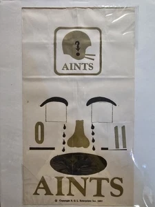 New Orleans Saints Aints Paper Bag RGI Enterprises 1980 - Picture 1 of 1