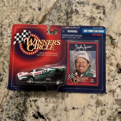John Force Winners Circle 1997 Funny Car Series Castrol GTX 1/64 NHRA Diecast - Image 1 of 4