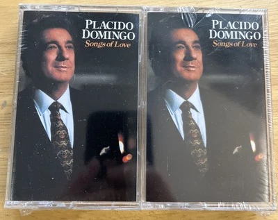 Placido Domingo Songs Of Love 2 Cassette Tapes Set NEW SEALED - Image 1 of 4