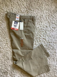 DOCKERS Workday Khaki Pants SLIM Fit Smart 360 FLEX Flex Waist Stretch 34x32 - Picture 1 of 9