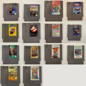 Nintendo NES 14 Game Lot, Cleaned Tested Working, Journey to Silius, Crystalis - Picture 1 of 15