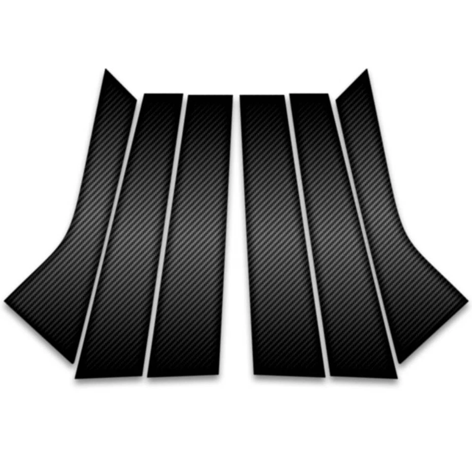 Pillar Post Trim for 11-23 Land Rover Range Rover Evoque 4dr [Carbon Fiber 6pc] - Image 1 of 1