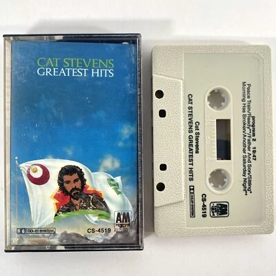 Cat Stevens Greatest Hits Vintage Cassette Tape 1975 A&M Club Edition CRC Tested - Image 1 of 4
