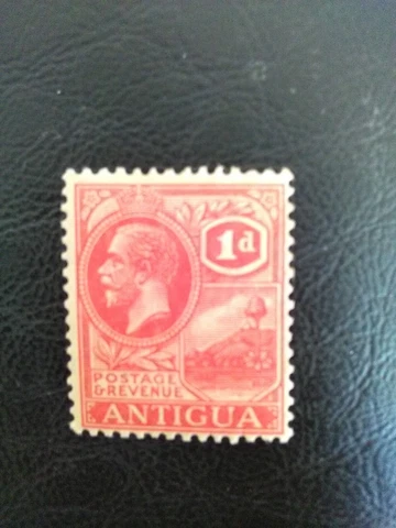 ANTIGUA M/MINT  STAMP 1921-9 KGV 1d CARMINE RED SG63 Cover