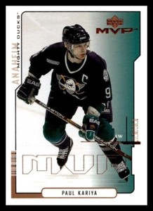 2000 Upper Deck MVP #4 Paul Kariya   Anaheim Mighty Ducks