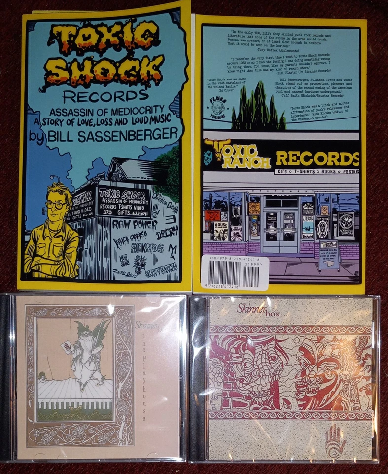 TOXIC SHOCK Assassin of Mediocrity BOOK Skinner box 2 CD bundle Christian Death - Image 1 of 4