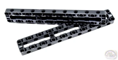 LEGO Technic - 2 Pcs, 3x19 Mod Frame - DBG - New - (67491, EV3, Liftarm) - Image 1 of 3