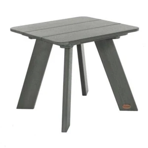 Highwood Outdoor Side Tables 15.75"H x 17.75"W x 17.75"D Durable Coastal Teak - Picture 1 of 6