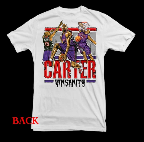 Vince Carter Vinsanity Dunk Contest Shirt Mens Adult jersey Cover