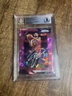 Fred VanVleet signed pink prizm cracked ice “rookie card” beckety COA autograph. rookie card picture