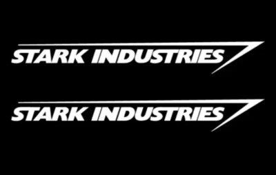 Calcomanía de vinilo adhesiva para ventana Stark Industries Foto 1 de 3