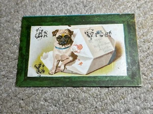 Dutch (Groet)Greeting w/Dog Jumping Out Of Package - Picture 1 of 2