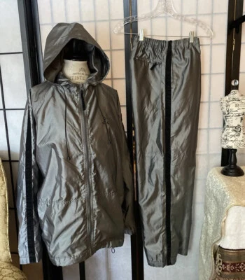 Catalina VTG 70/80s Wom FuturisticAthletic/Wind Pants-M,Windbreaker-XL Track Set - Image 1 of 4