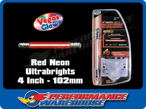 Vegas Glow Ultrabrights 4 Inch Neon Red Pulses To Music Car Ute Boat - Bild 1 von 1