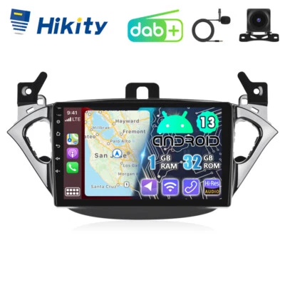 DAB+ CarPlay Android15 Autoradio Für Opel Corsa E, Adam GPS Navigation WIFI RDS - Bild 1 von 4